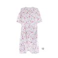thumbnail image 1 of Robe Dos Croisé en Flanelle Adaptative pour Femmes (2TG, Chenilles et Papillons - 12), 1 of 1