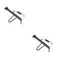 thumbnail image 1 of Wweixi Sturdy And Durable Motorcycle Side Stand Wear-resistant High-strength Support Easy To Install black 17cm 2Set, 1 of 6
