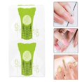thumbnail image 3 of 100pcs Manucure Ongles Forme Titulaire Nail Art Bout Extension Guide Autocollant Manucure Outils (YC01), 3 of 12