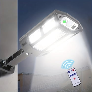 EGNMCR Camping & Hiking Powerful Solar LED Street Lights 3 Modes With Motion Sensor Super Bright COB Wall Lamp Outdoor Garden Yard Solar Power Light Solar Lights
