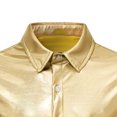 thumbnail image 4 of Birdeem Chemise pour Hommes, Manches Courtes, Col à Revers, Décontractée, Sportive, 4 of 12