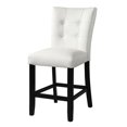 thumbnail image 2 of Steve Silver Chaise de Comptoir en Vinyle Blanc Markina, 2 of 6
