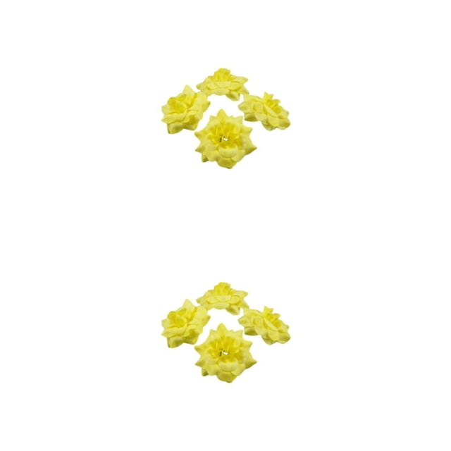 relayinert 50pcs/set Texture Douce Apparence Réaliste - Superbe Affiche Texture Douce Jaune 4.5cm 2Set