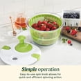 thumbnail image 3 of Centrifugeuse à salade Cuisinart avec bouton facile à tourner, 3 of 8