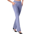 thumbnail image 2 of Simua Pantalon de Yoga pour Femmes à Jambe Évasée, Taille Haute, Coupe Ajustée, 2 of 6