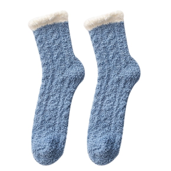 Winter Fluffy Socks Fuzzy Warm Crew Socks Sleeping Socks Slipper Socks for Women