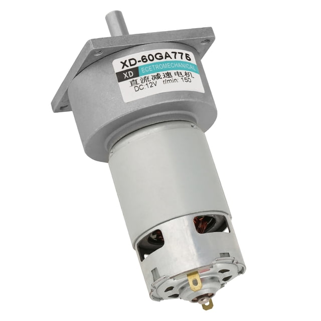 35W Micro DC Vitesse du Moteur d'Engrenage en Métal Réglable Cw / Ccw ( 12V 150rpm)