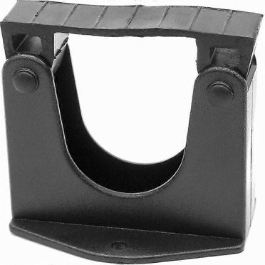 Universal Wall Mounted Vacuum Cleaner Hose Holder for 16-30mm Telescopic Pole Vacuum Cleaner - Fixing, Black