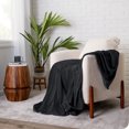 thumbnail image 4 of Bare Home Couverture en Molleton Microplush - 300 G/m2 - Microfibre Duveteuse - Douce et Moelleuse - Jeté TG, Noir, 4 of 7