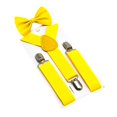 thumbnail image 4 of TISHITA Bretelles pour Enfants Nœud Ajustable Orthèse en Y pour Costume de Danse de Mariage Jaune, 4 of 8