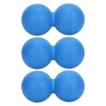 thumbnail image 1 of Muscle Relaxing Massage Ball, Portable Relieve Muscle Fatigue Easy Carrying Yoga Training Peanut Ball 3pcs  For Workout Green,Blue, 1 of 8