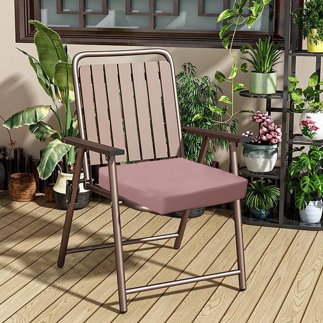 TopLLC 15.7x15.7 Inches Outdoor Waterproof Technology Fabric Sofa Cushion Solid Color Cushion Sponge Cushion Window Cushion Soft Cushion Artificial leather sponge cushion