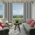 thumbnail image 3 of Abbracc Rideaux Intérieur/extérieur pour Patio - Isolés Thermiquement, Rideaux Bloquant le Soleil pour Gris 52x84 Po, 3 of 9