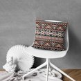thumbnail image 3 of THrow Pillow Case Set of 2 Boho Style Ethnic Pattern Pillow Covers, Tribal Art Print Linen Throw Cushion Covers, Decorative Square Pillow Covers for Sofa and Living Room, 18x18 Inches, 3 of 7