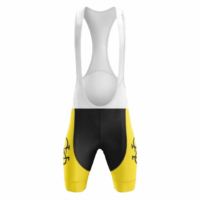 Cuissard à Bretelles Jaune Bike Forever - TG