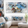 thumbnail image 1 of Motorcycle Headlight Watercolor - Contemporary Canvas Art Print, 1 of 4