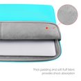 thumbnail image 4 of CUITING 14 Inch Laptop Sleeve Protective Case Soft Fluffy Lining Cover Carrying Bag with Front Pocket & Accessories Pouch Compatible with 14” Notebook Computer Chromebook(Gray Upgraded Ve, 4 of 6