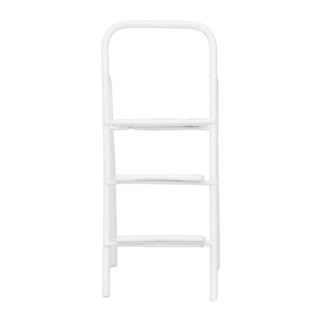 1/12 Miniature Step Ladder, Delicate Texture Mini 3 Step Ladder Step Stools For Dollhouse Furniture Accessories Indoor Furniture
