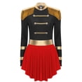 thumbnail image 3 of vastwit Costume de Cirque d'Halloween pour Femmes, Robe de Danse de Carnaval, Justaucorps à Franges, Noir TTG, 3 of 7
