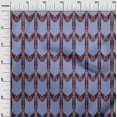 thumbnail image 2 of oneOone Cotton Silk Fabric Chevron Ikat Printed Craft Fabric BTY 42 Inch Wide, 2 of 4
