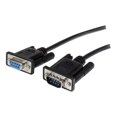 thumbnail image 1 of StarTech.com 1m Black Straight Through DB9 RS232 Serial Cable - M/F (MXT1001MBK) - Serial extension cable - DB-9 (M) to DB-9 (F) - 3.3 ft - black - for P/N: 1P3FPC-USB-SERIAL, ICUSB2321F, ICUSB2324, ICUSB2324I, ICUSB232IS, ICUSB232V2, 1 of 3