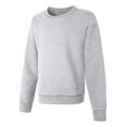thumbnail image 3 of Hanes Girls ComfortSoft EcoSmart Crewneck Sweatshirt, S, Light Steel, 3 of 3