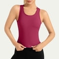 thumbnail image 2 of Plebaso Womens Short Sleeve Workout Yoga Tank Tops Racerback Sleeveless Stretch Shirts Activewear for Women, 2 of 6