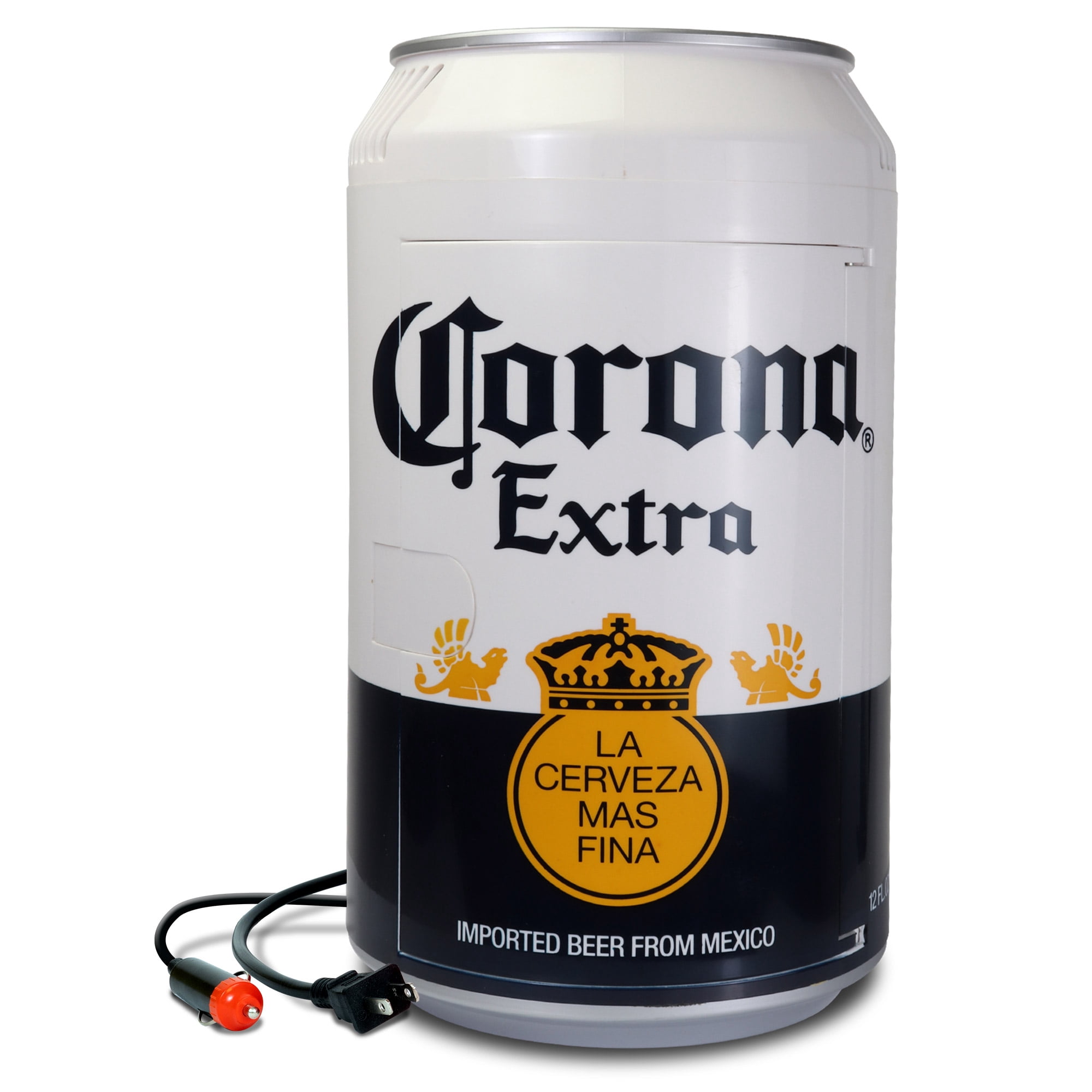 Corona 8 Can Portable Mini Fridge w/ 5.4L (5.7 qt) Beer Can Shaped