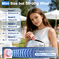 thumbnail image 4 of Kidsjoy 11000RPM Turbo Handheld Fan, Lightweight Mini Portable USB Fan for Travel Office (Multiple Colors), 4 of 9
