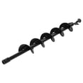 thumbnail image 3 of Garden Auger Earth Auger Drill Bit Garden Planting Post Hole Digger 100x800mm Single Blade, 3 of 8