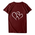 thumbnail image 2 of Birdeem T-Shirts à Manches Courtes Imprimé Tournesol pour Femmes et Filles Grande Taille, 2 of 7