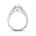 thumbnail image 2 of 1/3ct Diamond Madison Cushion Halo Engagement Ring Setting, 2 of 3