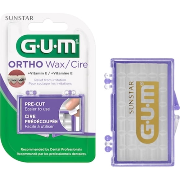 GUM Cire Orthodontique Non Aromatisée