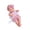 Pink, variant on YiJuHui 1pcs Lifelike Silicone Reborn Baby Doll for Soothing Play Therapy and Realistic Role Play - Soft Cuddle Toy with Washable Body for Emotional Support and Pretend Parenting 30cm