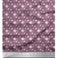 thumbnail image 1 of Soimoi Tissu Poly Georgette Hexagonal Imprimé Tissu au Mètre 42 Pouces de Large, 1 of 3