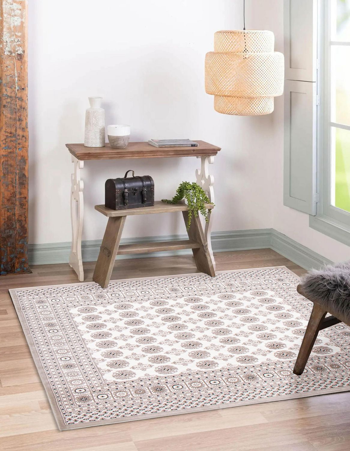 Tapis Tekke Oriental pour Salon, Salle à Manger, Chambre