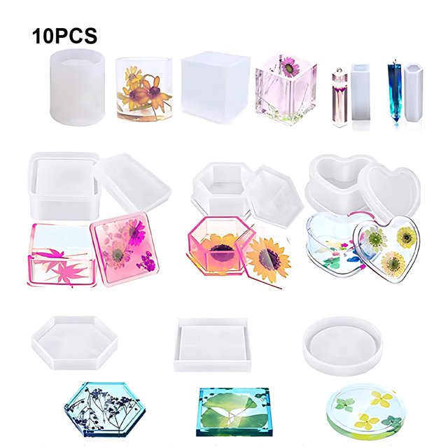 maskred Ensembles de Résine Compacts et Faciles à Ranger pour Débutants Superbes sous-Verres Grand Application A