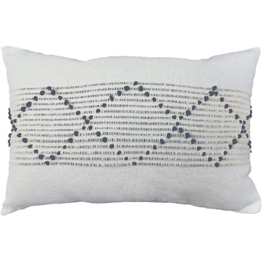 hometrends Coussin Décoratif à Pois en Diamant