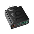 thumbnail image 1 of 8-Port USB Charger Station with 4 USB-C & 4 USB-A Ports, Smart Fast Charging Hub for Multiple Devices, Compatible with iPhone Android Tablet Smartwatch, Office Home Travel Accessories, 1 of 8