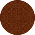 thumbnail image 1 of Ahgly Tapis Rond Lavable en Machine Intérieur Transitionnel Acajou Brun, 8 Pieds Rond, 1 of 7
