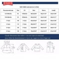 thumbnail image 3 of Fall Saving! HVOBTTY Girls Long Sleeve Open Front Cardigan, Girls Crewneck Cardigan Solid Long Sleeve Button Sweater Uniform Sweaters for Little Girls Blue, 3 Years, 3 of 5