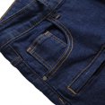 thumbnail image 3 of Pisexur Half Shorts Jeans Men's Summer Short Micro Elastic Short Zipper Open Five Point Short Half Shorts Jeans, 3 of 6