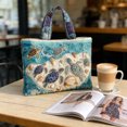 thumbnail image 4 of B Canvas Tote Bag, Women'S Shoulder Bag With Large Capacity, Double Stitching, Wide Comfortable Handle For Daily Use And Commuting, 4 of 7