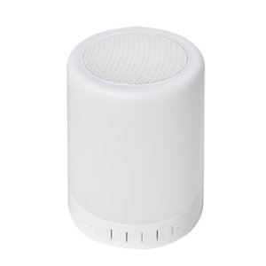 The Outer Casing Haut-parleur Bluetooth portable de nuit Haut-le-parleurs Bluetooth portatif Touchez à côté de la lampe avec contrôle tactile Subwoofer sans fil