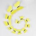 thumbnail image 2 of thinsony 12pcs Pure Color/Colorful 3D Lifelike butterfly Double Sided Adhesive Tape Wall Stickers Decals, 2 of 8