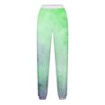 thumbnail image 5 of Pants for Women, Women Fashion Color Blocked Printed Drawstring Pants, 5 of 5