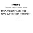 thumbnail image 2 of Transit Auto Rear Brake Drum Shoes and Spring Kit for Car Nissan Pathfinder INFINITI QX4 K8N-100321, 2 of 11