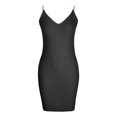 thumbnail image 4 of Bigersell Robe Caraco Mode Femme Été Décontractée Unie Camis Sans Manches Débardeur Mini Robe Régulière Robe Ligne A Style 24949, Robes Courtes Femme Noir P, 4 of 8