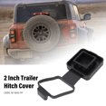 thumbnail image 4 of 2 2 Inch Trailer Hitch Cover M 1840 FP Excellent Protection Rubber Trailer Receiver Tube Plug Replacement for  2015-2024, 4 of 7