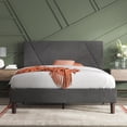 thumbnail image 2 of Zinus Judy 43 inch Upholstered Platform Bed Frame, 2 of 9